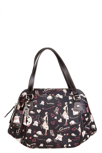 Женская сумка Cromia, CR1400804 nero femme pu, черный