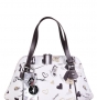 Женская сумка Cromia, CR1400495 beige/t.moro fe, белый