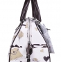 Женская сумка Cromia, CR1400504 beige/t.moro fe, белый