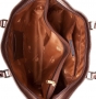Женская сумка Di Gregorio, DG 2403 bronzo/verde/moro, коричневый