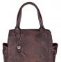 Женская сумка Di Gregorio, DG 760 moro 3751 pitone s, коричневый