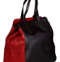 Женская сумка Innue, INN Q331 nero/rosso ruga, черный