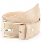 Ремень женский Marina Creazioni F1764-40 taupe laccato+or, бежевый