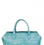 Сумка женская Longobardi LG8195 azzurro cocco ghan, голубая