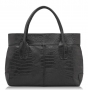 Женская сумка Trendy bags B00251-black_croco, черный крокодил