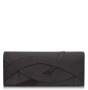 Клатч текстильный, черный, K00253-black
