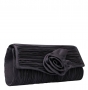 Клатч текстильный, черный, K00417-black