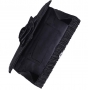 Клатч текстильный, черный, K00417-black