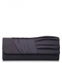 Клатч текстильный, черный, K00420-black